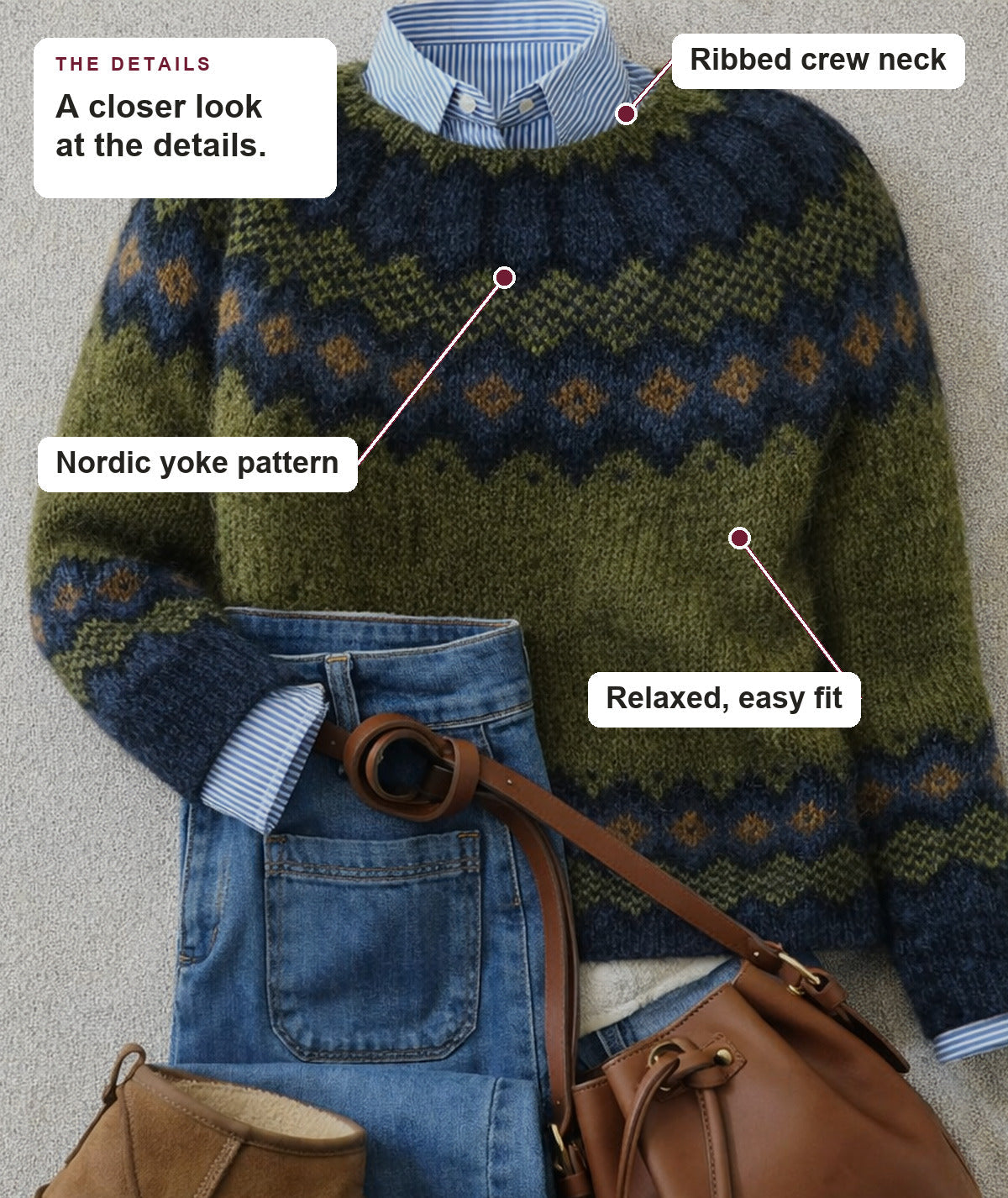 Emily - Nordic Knit Sweater