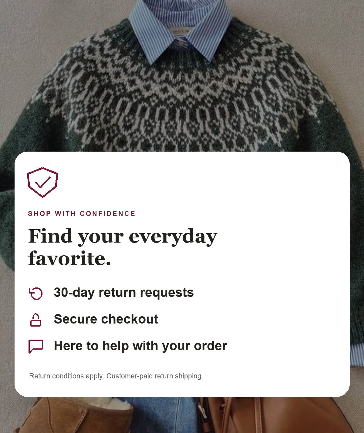 Tessa - Nordic Knit Sweater