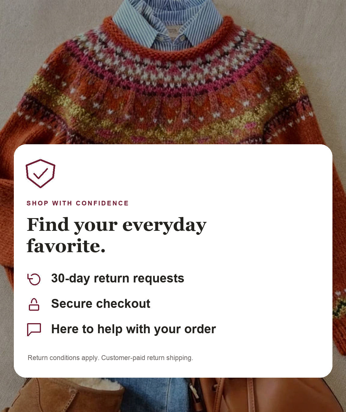 Noelle - Nordic Knit Sweater