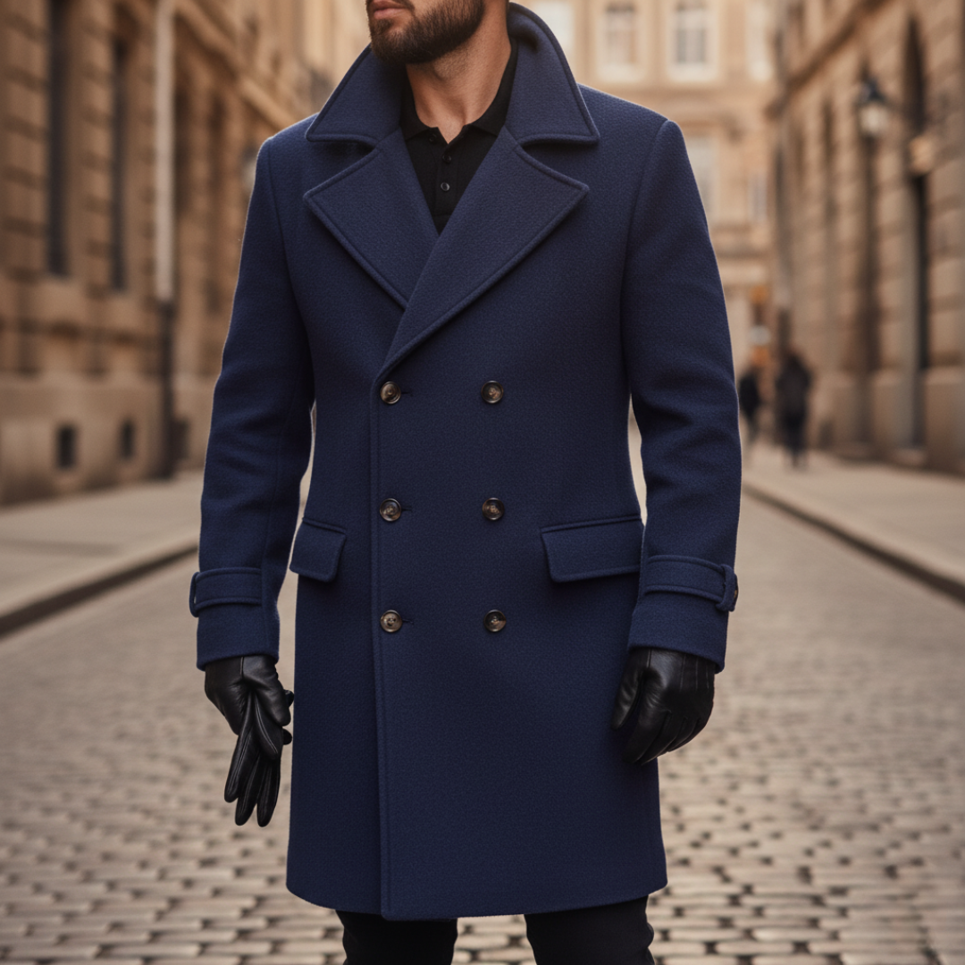 Micheal - Double Breasted Wool Coat