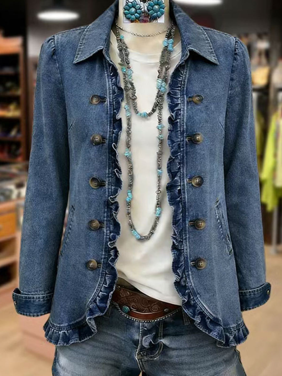 Alaina – Frill Trim Jacket