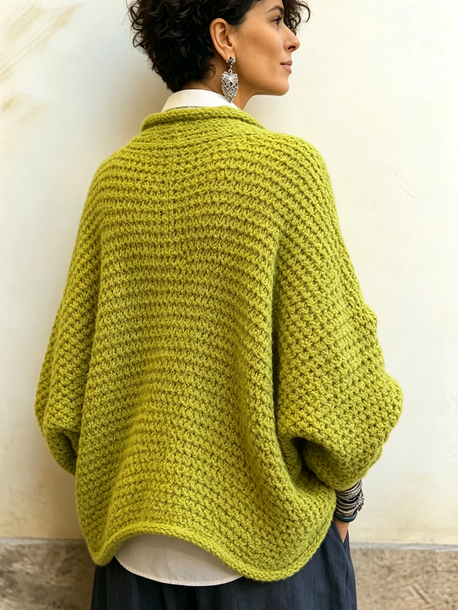 Teagan – Batwing Crossover Sweater