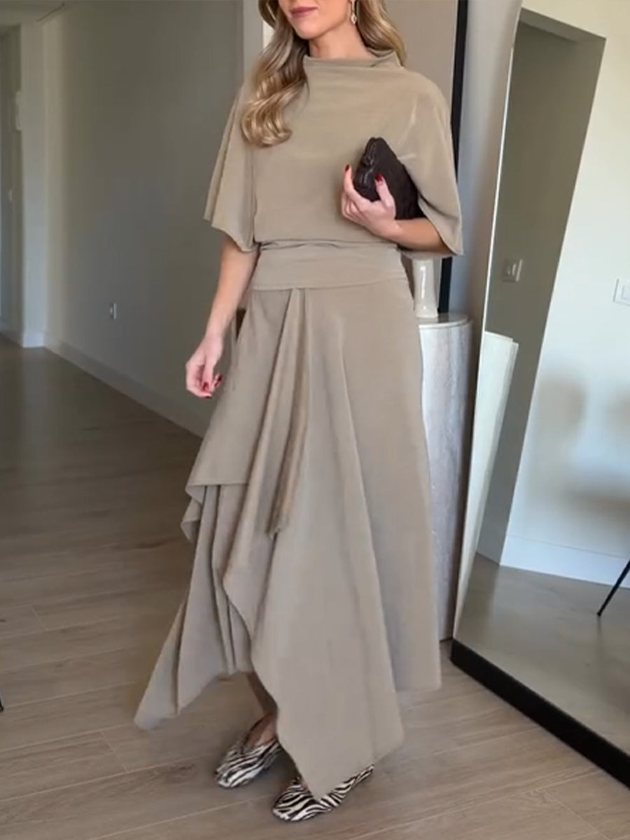 Aria - Stylish and Elegant Two-Piece Top and Skirt Set