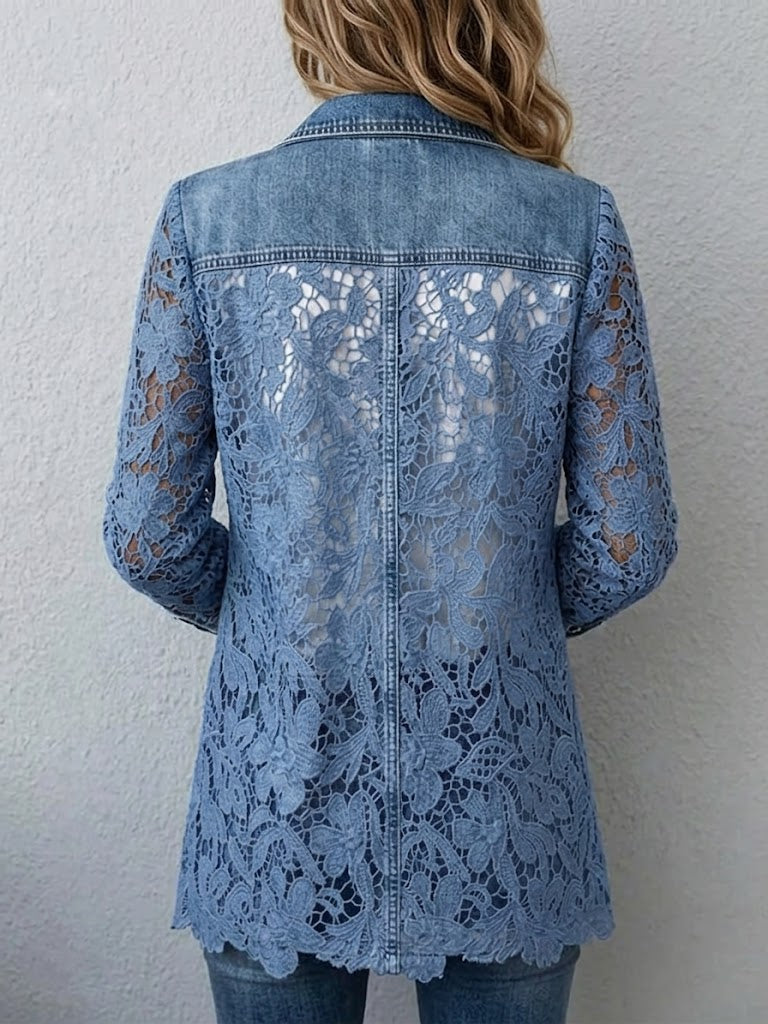 Lucille – Floral Lace Blazer