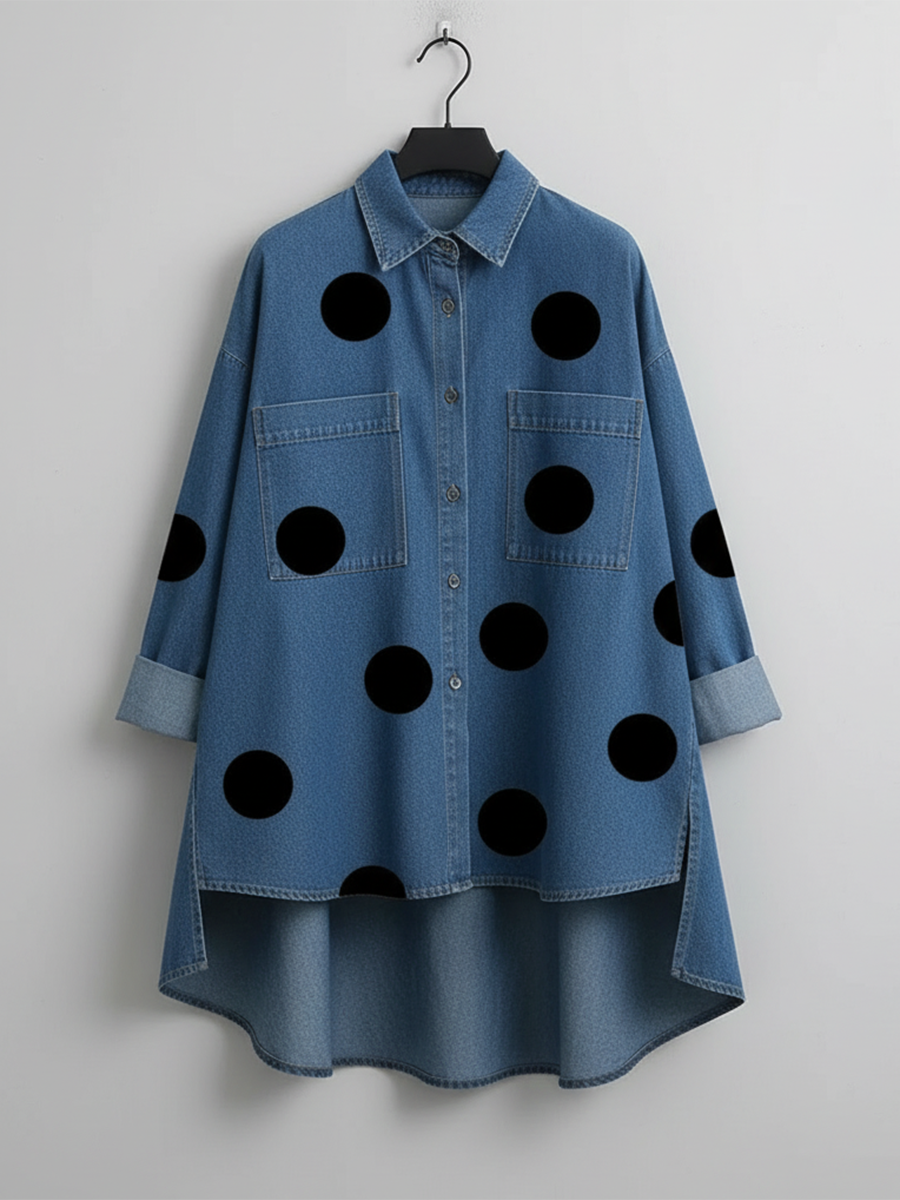 Gianna - Polka Dot Overshirt