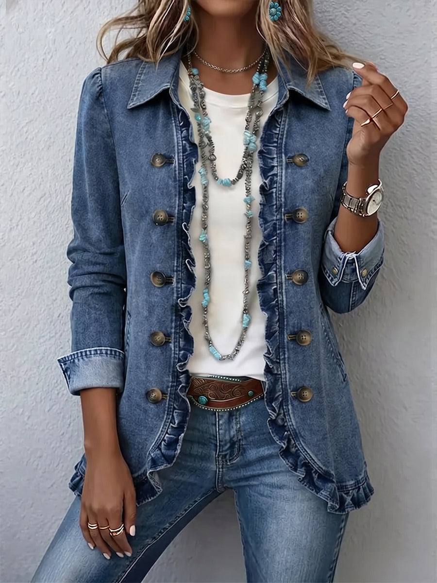 Alaina – Frill Trim Jacket