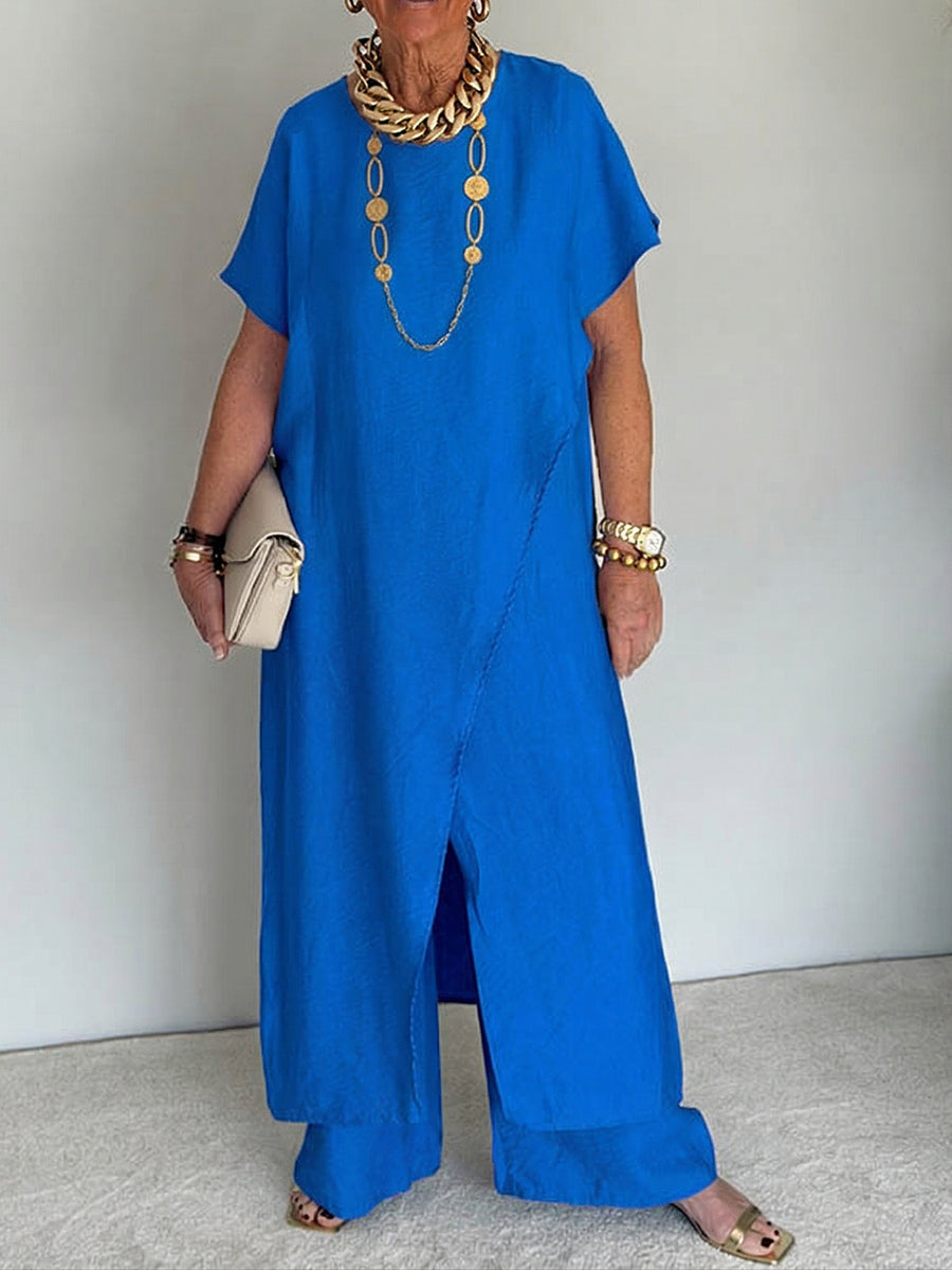 Maria - Cozy Asymmetrical Two-Piece Set