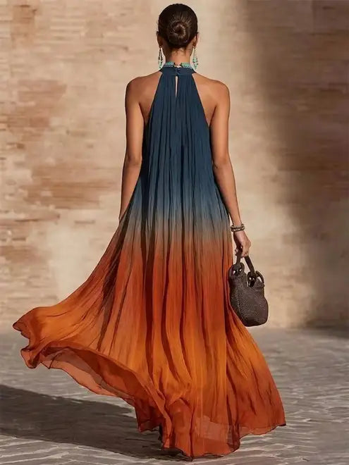 Carmin - Gradient Boho Maxi Dress