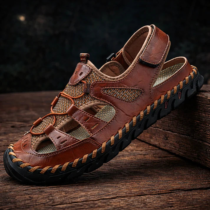 Samanta - Handwoven Leather Outdoor Sandals