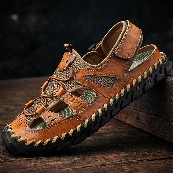 Samanta - Handwoven Leather Outdoor Sandals