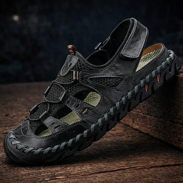 Samanta - Handwoven Leather Outdoor Sandals