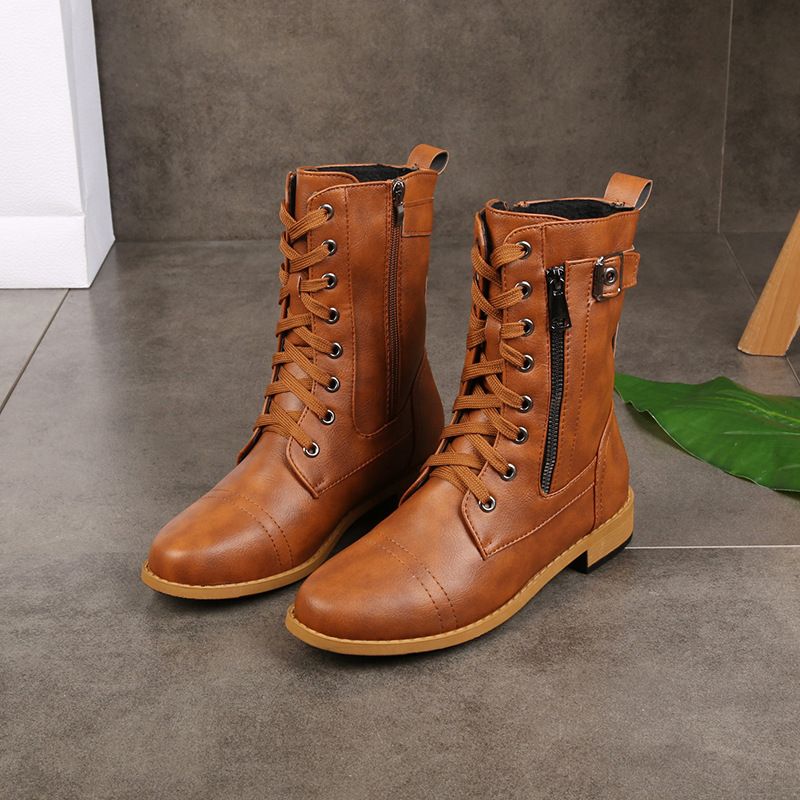 Heidi - Wide-Fit Orthopedic Leather Boots
