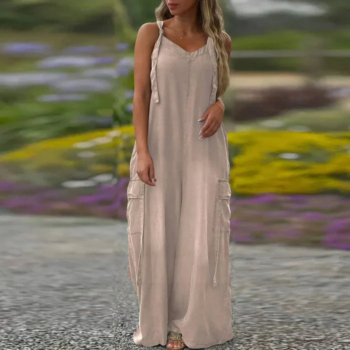 Trish – Wide Leg Jumpsuit with Pockets