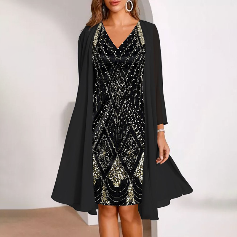 Celest - Elegant Two-Piece Occasion Dress