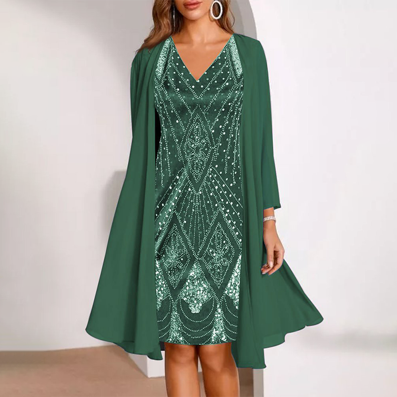 Celest - Elegant Two-Piece Occasion Dress