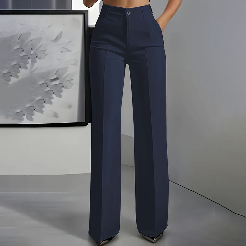 Elle - High-Waisted Tailored Pants
