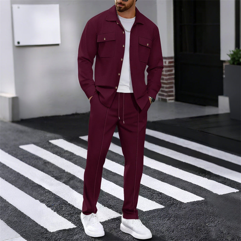 Jonathan - Waffle Knit Comfort Two Piece Set