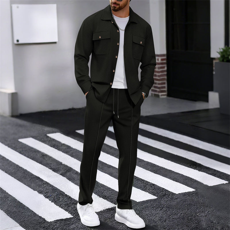 Jonathan - Waffle Knit Comfort Two Piece Set