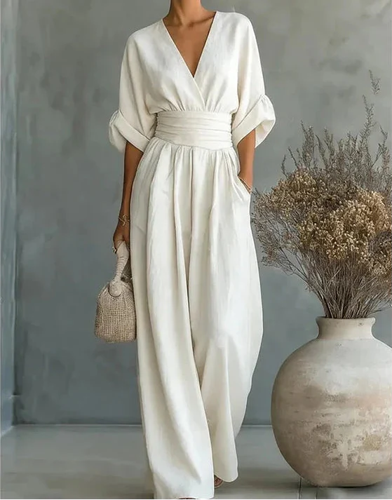 Celeste - Elegant Wide-Leg Jumpsuit