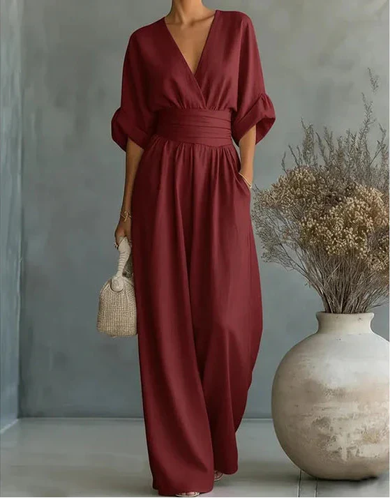 Giselle - Elegant Flowing Jumpsuit