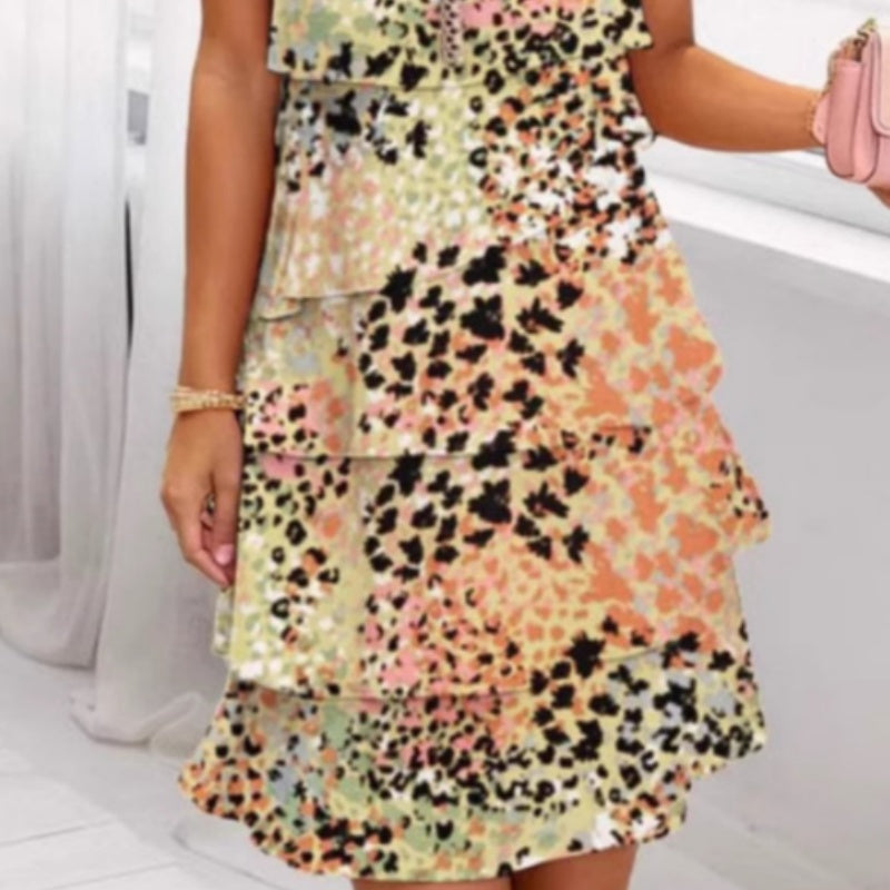 Kath - Elegant Printed Dress