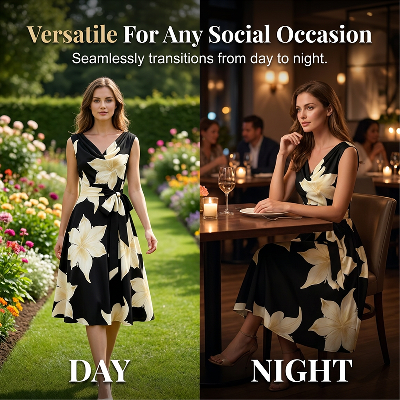 Mirana - Floral A-Line Dress
