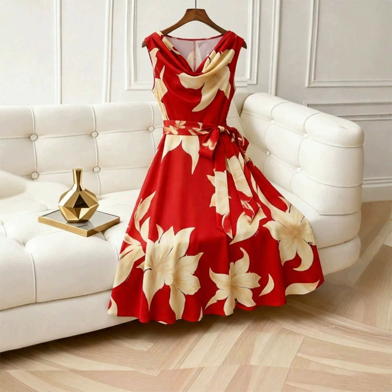 Mirana - Floral A-Line Dress
