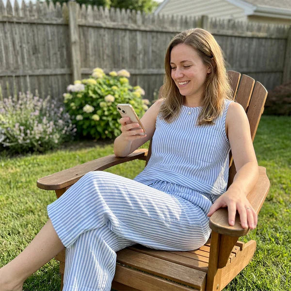 Georgina - Striped Cotton Summer Set