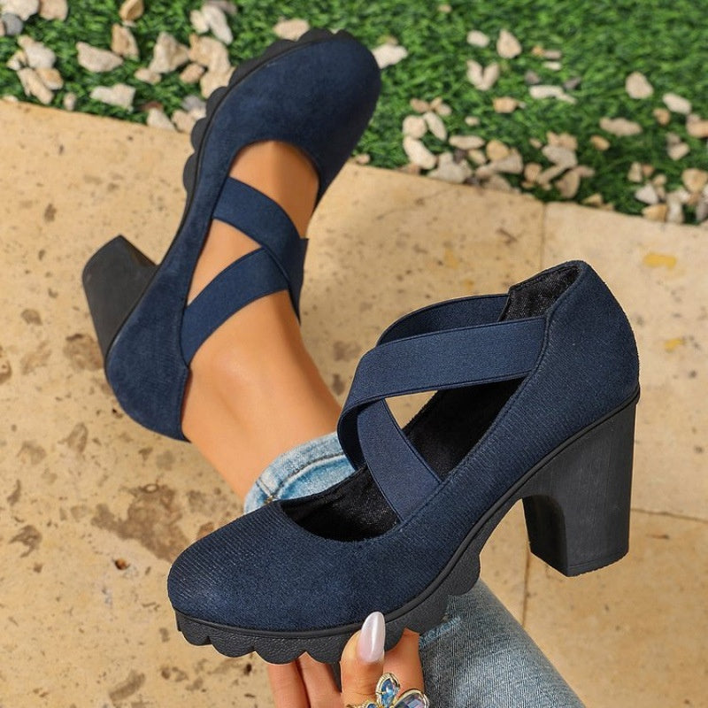 Maryam - Mary Jane Platform Heels