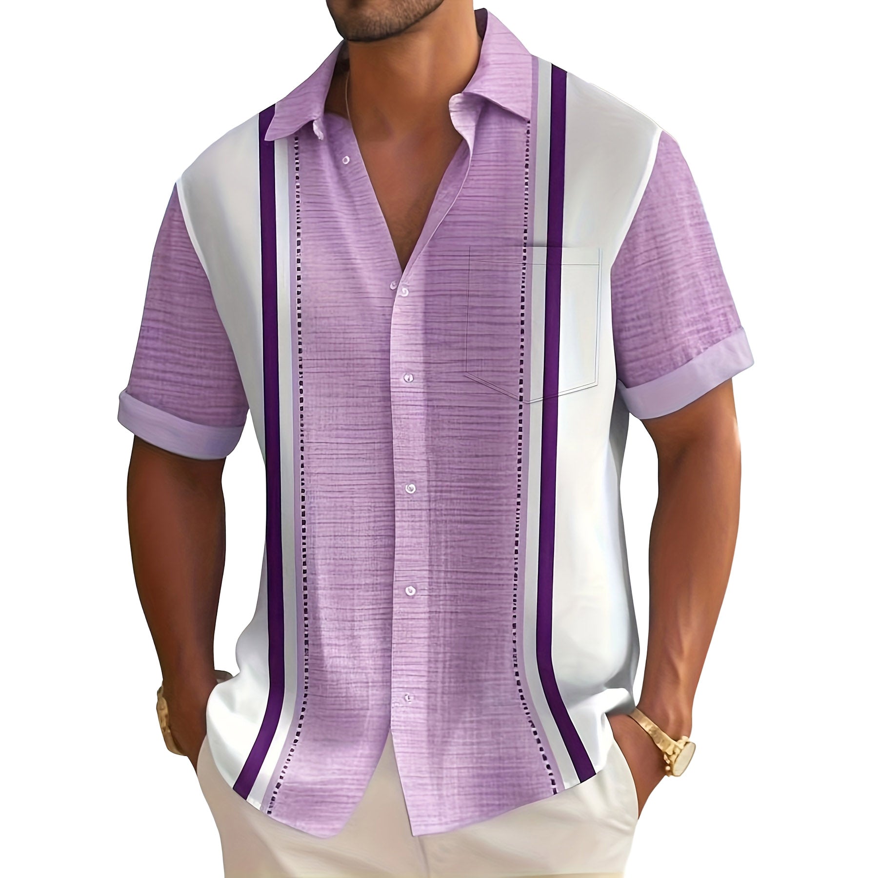 Thomas - Striped Resort Shirt