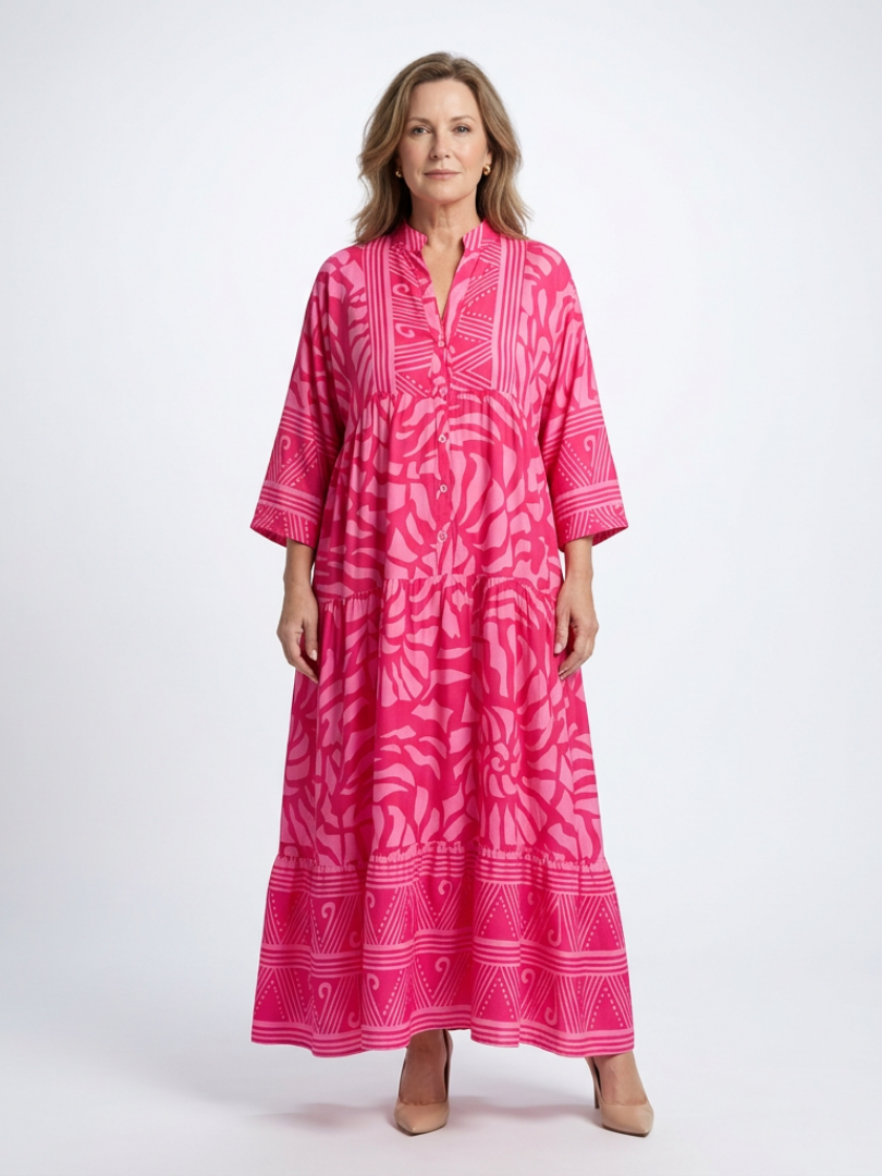 Mariel - Button-Front Midi Dress