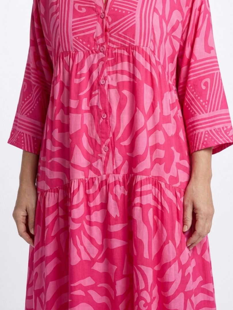 Mariel - Button-Front Midi Dress