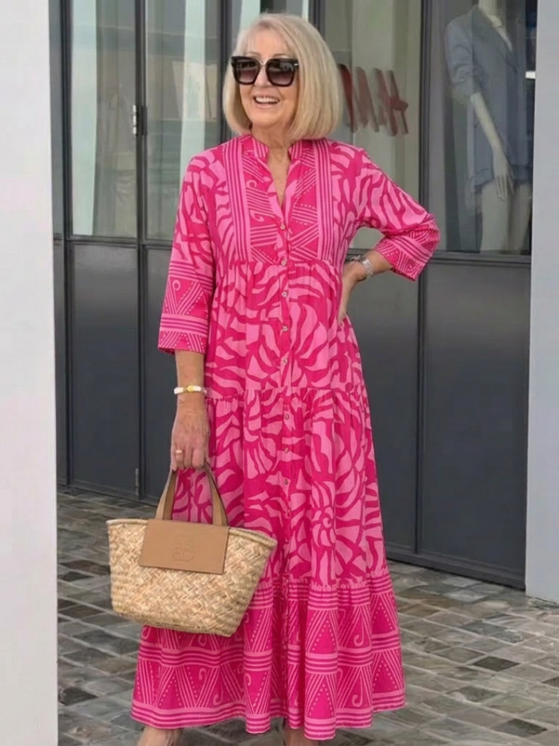 Mariel - Button-Front Midi Dress