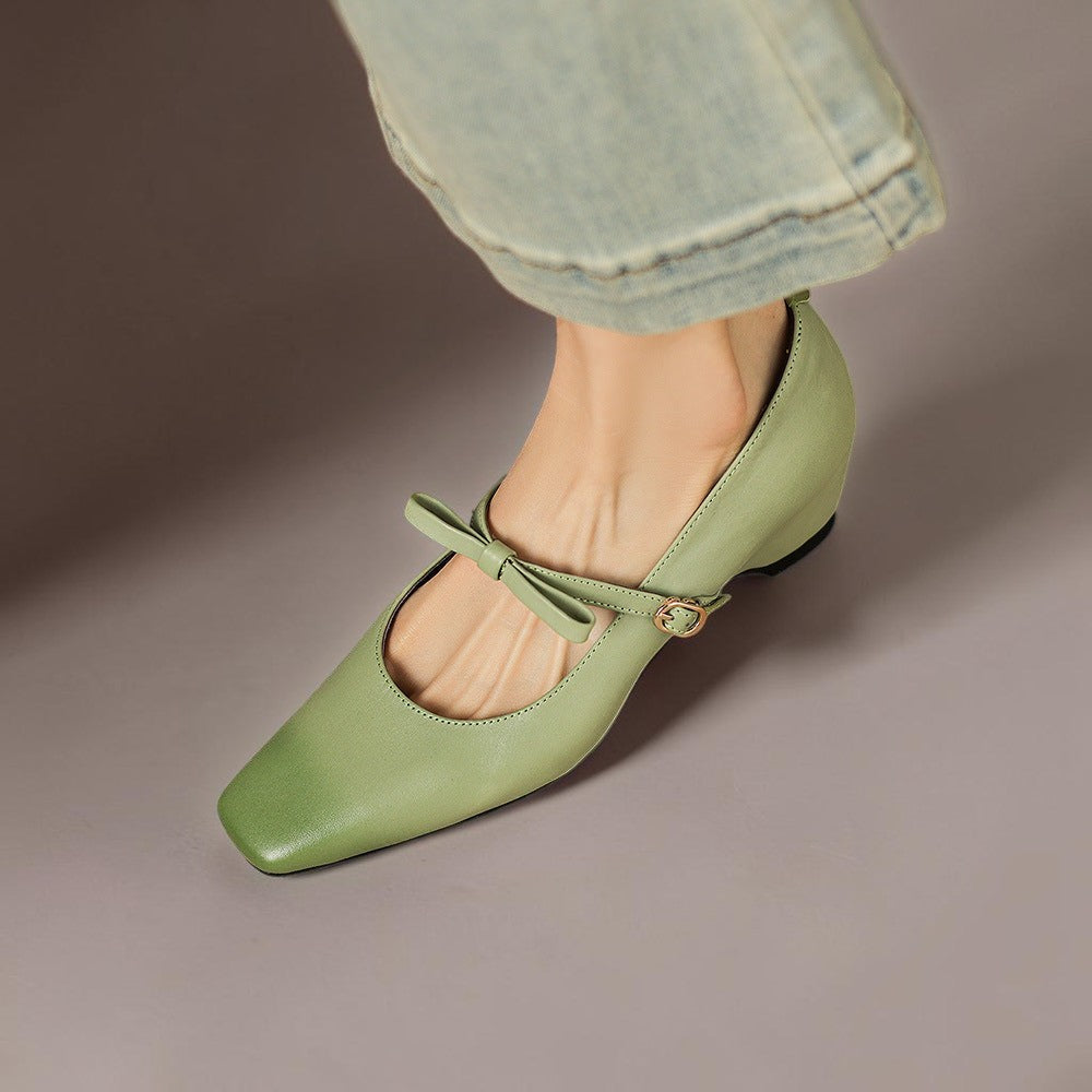 Ruthie - Bow-Strap Mary Jane Pump