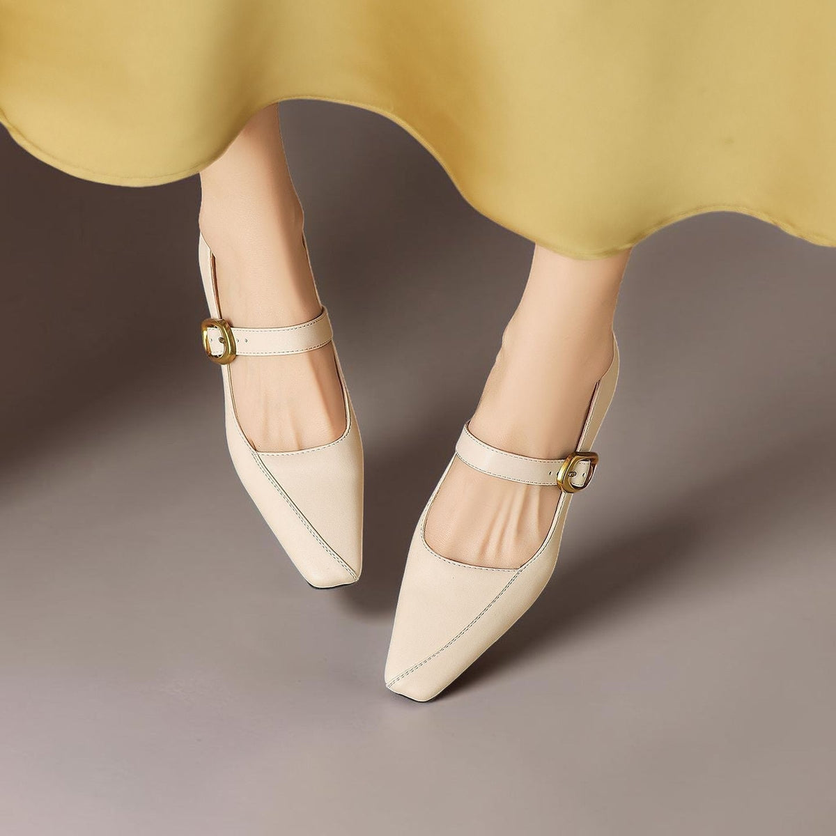 Nola - Paneled Mary Jane Heel