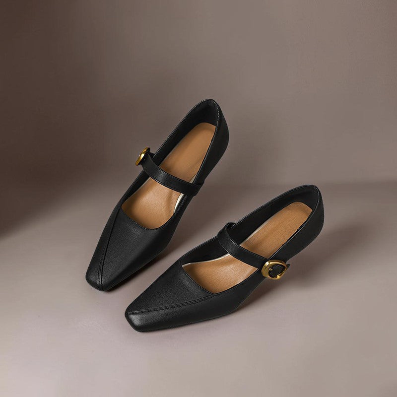 Nola - Paneled Mary Jane Heel