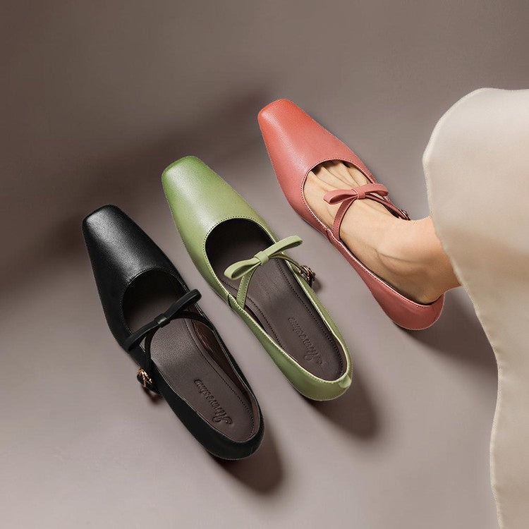 Ruthie - Bow-Strap Mary Jane Pump