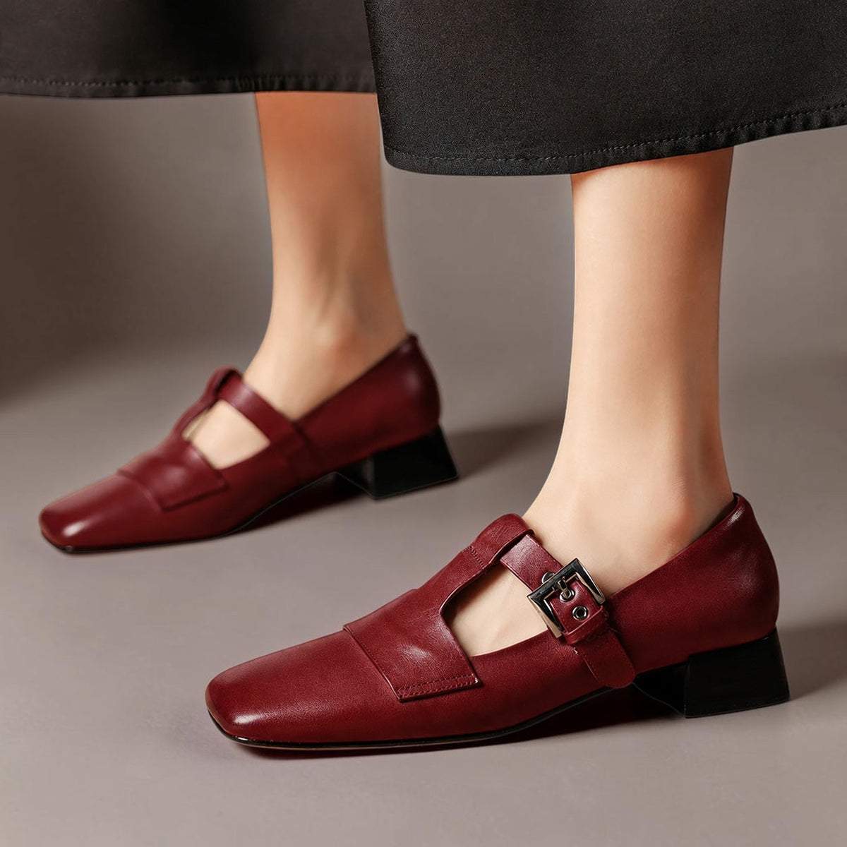 Matilda - Genuine Leather Heels