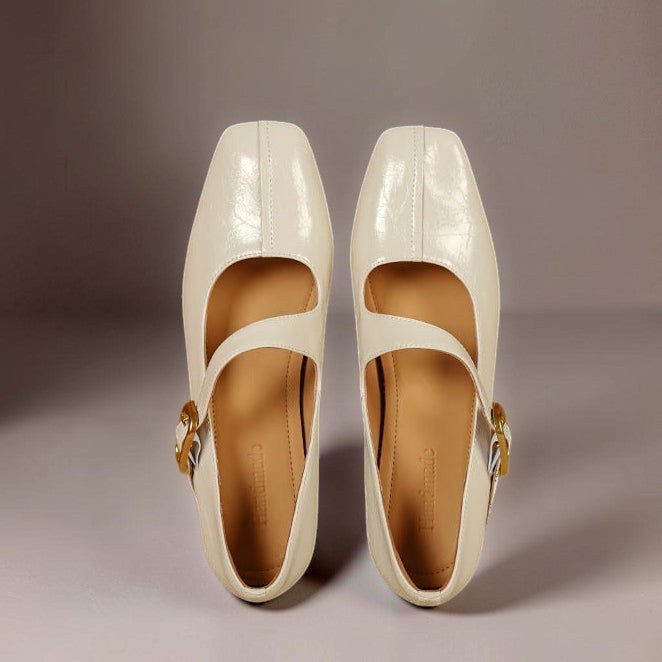 Iliana - Genuine Leather Mary Jane Heels