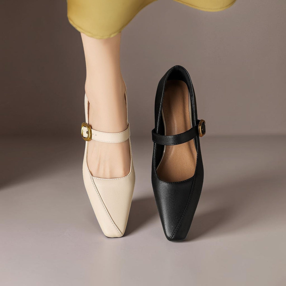 Nola - Paneled Mary Jane Heel