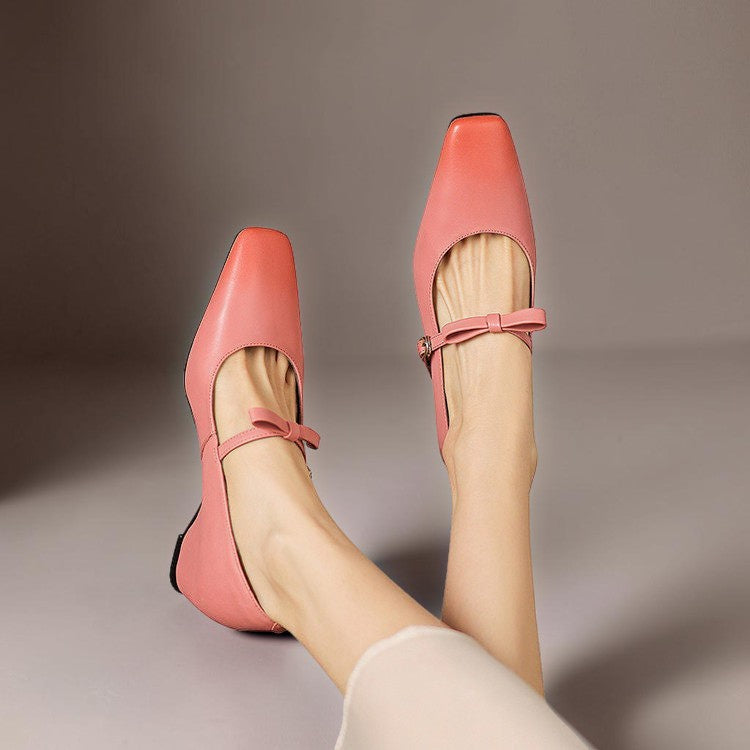 Ruthie - Bow-Strap Mary Jane Pump