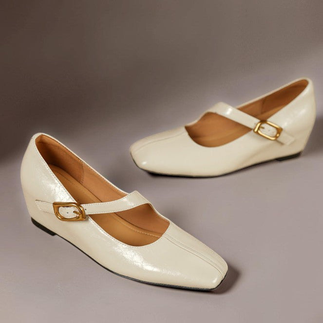 Iliana - Genuine Leather Mary Jane Heels