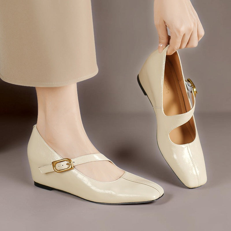 Iliana - Genuine Leather Mary Jane Heels