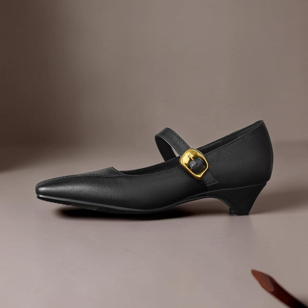 Nola - Paneled Mary Jane Heel