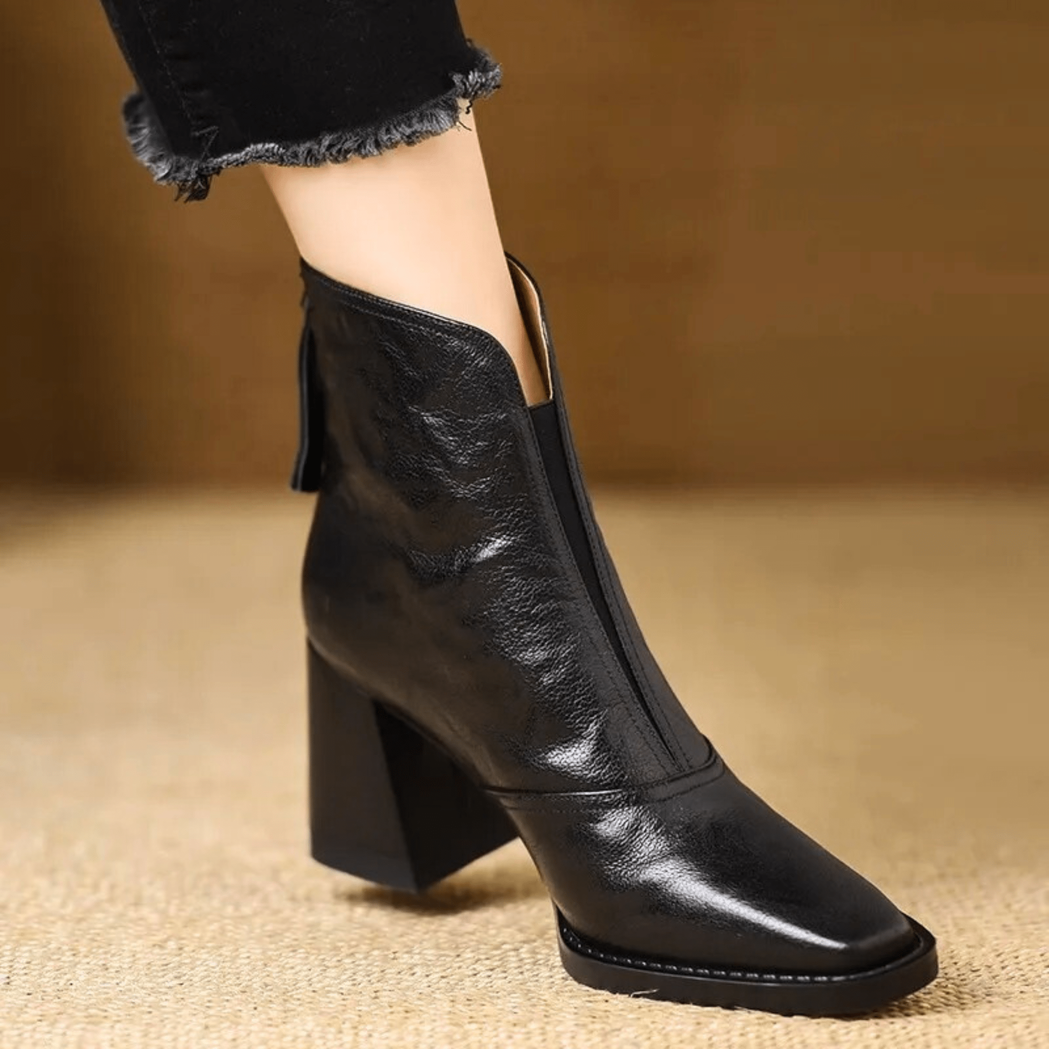 Kassandra - Luxury Mid Heel Boots