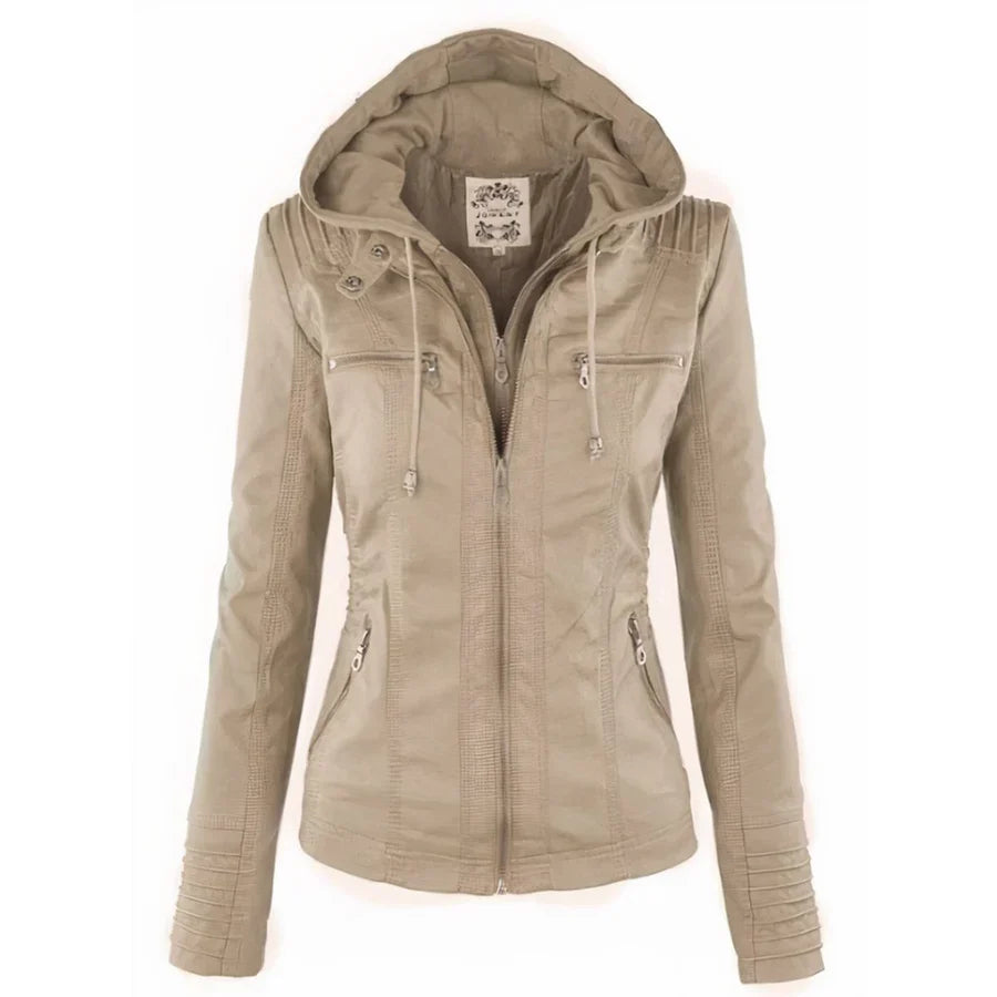 Jazlyn - Elegant Leather Jacket