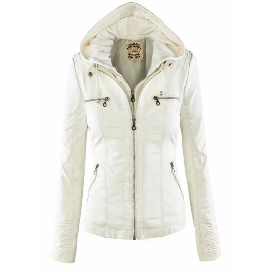 Jazlyn - Elegant Leather Jacket