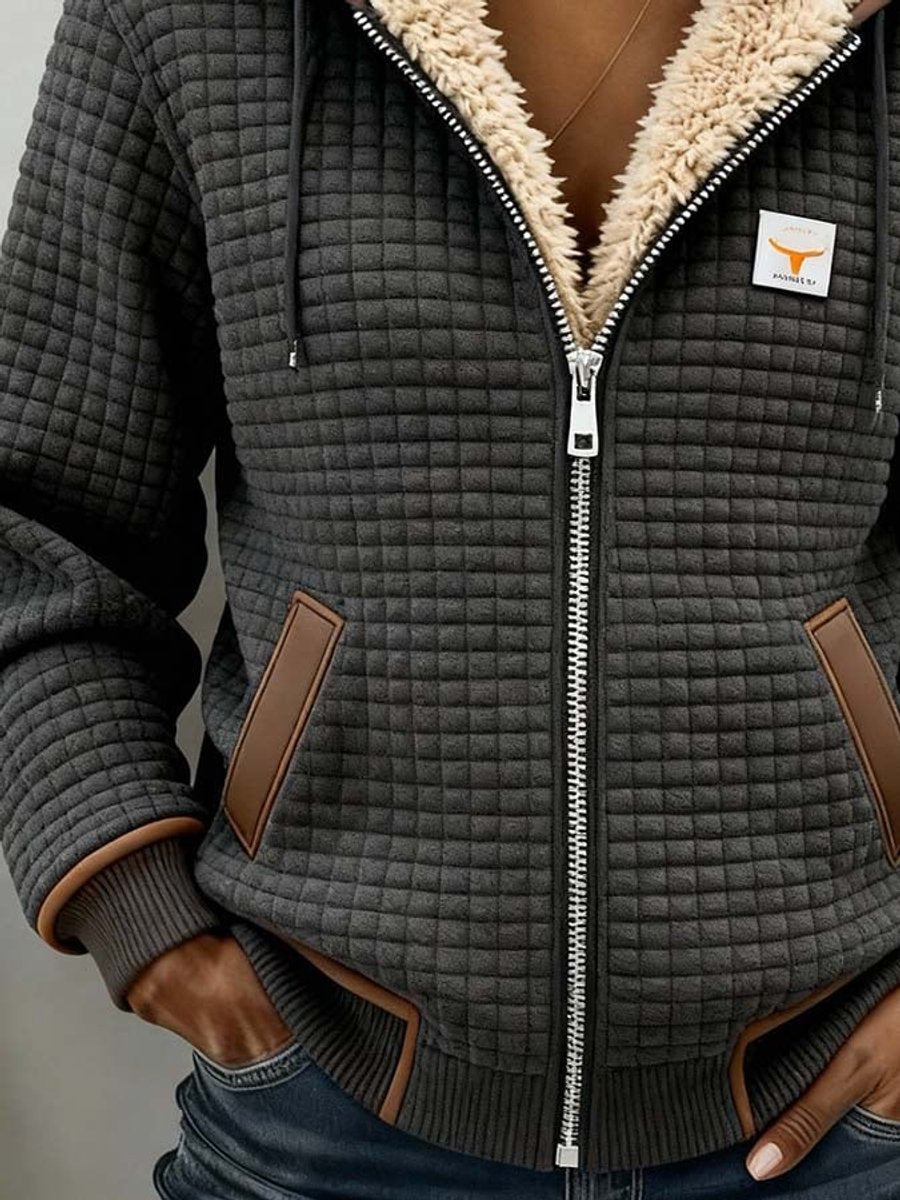 Myla - Sherpa-Lined Quilted Hooded Jacket