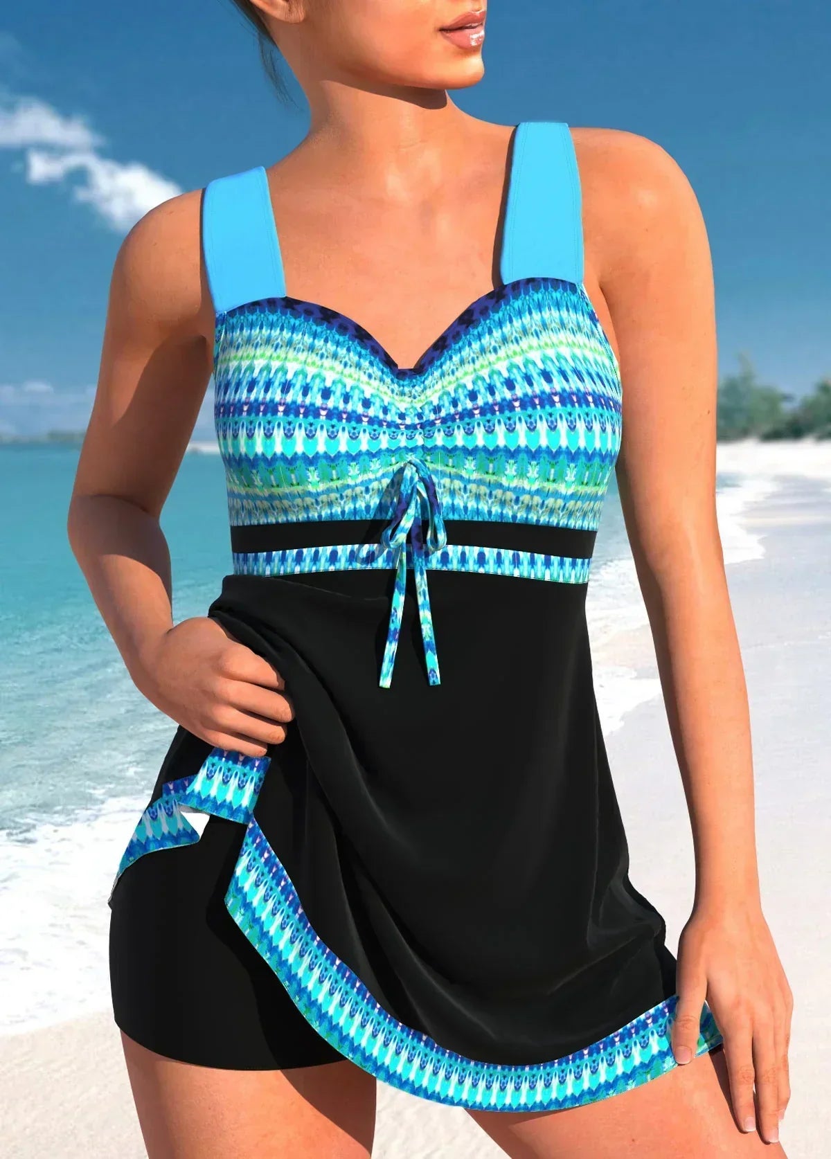 Jinna - Elegant One-Piece Swimsuit