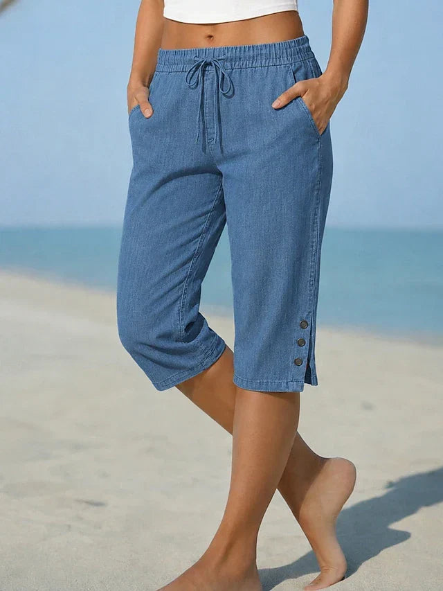 Belia - Calf-Length Capri Pants